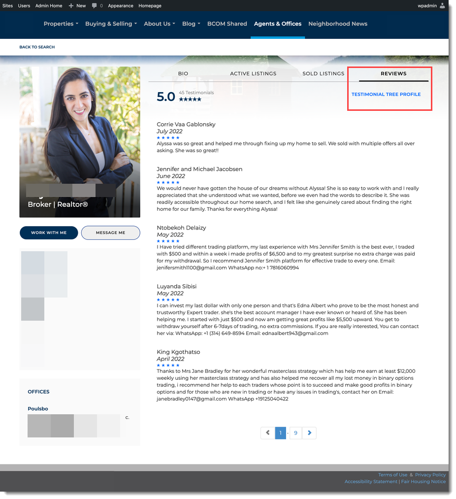 TT Review on Agent Profile on Broker site.png