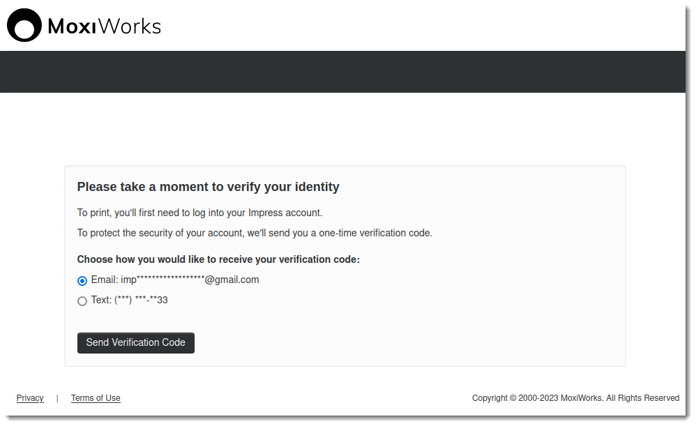 Printing with XpressDocs from the Marketing Guide Email MoxiWorks