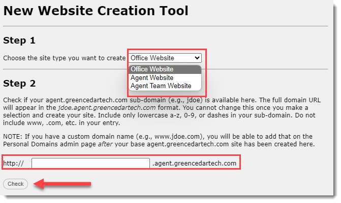 Creating Agent Site from Brokerage Site.png