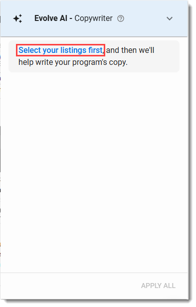 Select Listing Link in AI Box.png