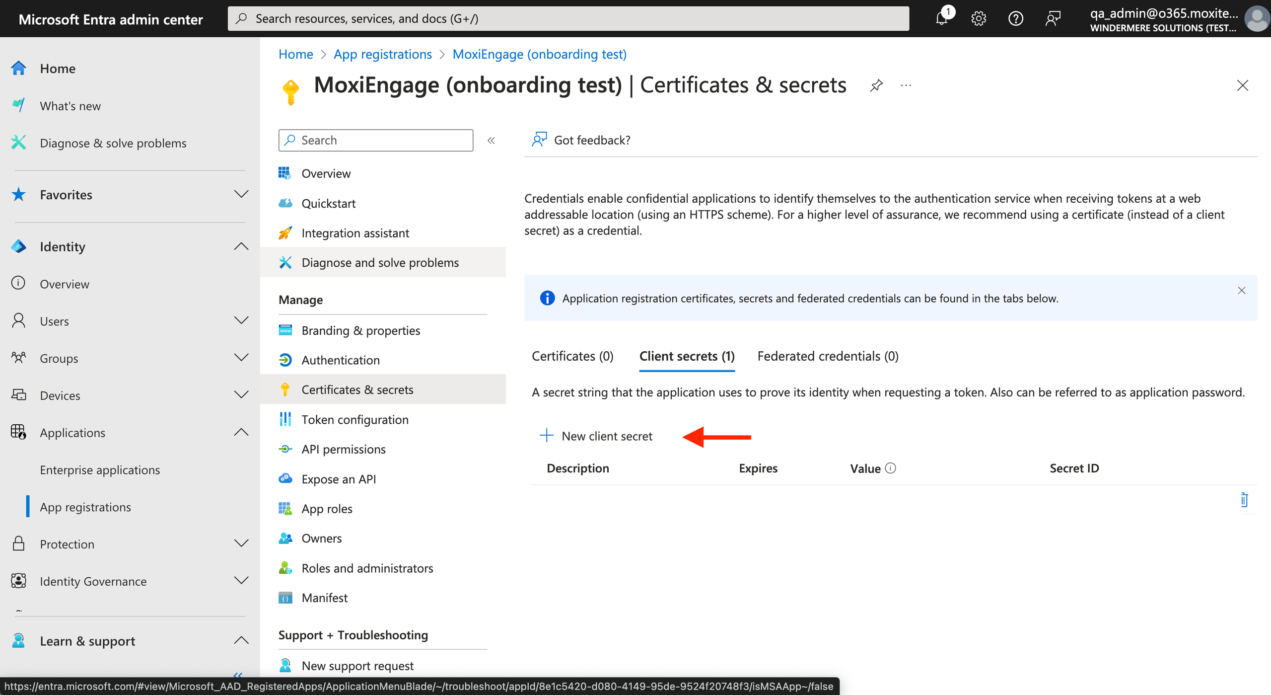 Graph API New Client Sectret.png