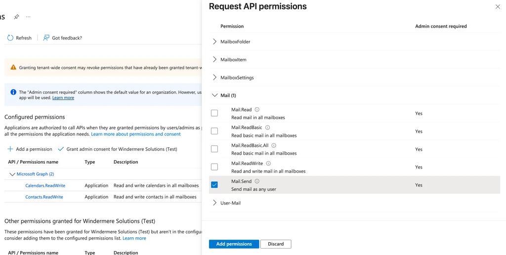 Graph API Enable Email Permissions.webp
